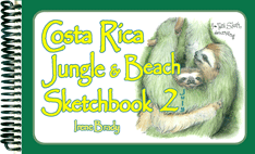 Costa Rica in July Sketch Journal...