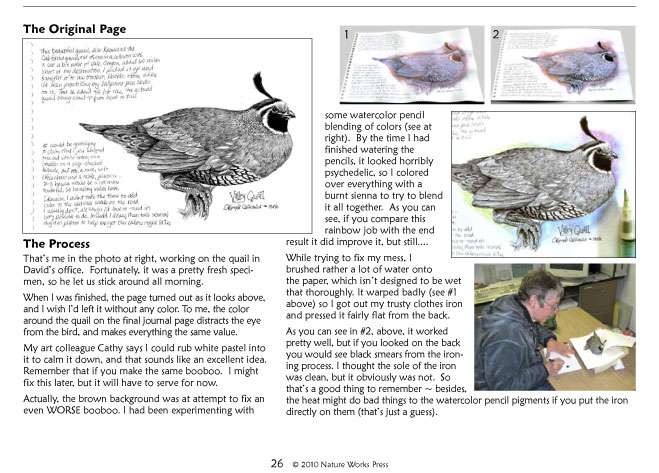 Creating the quail page...